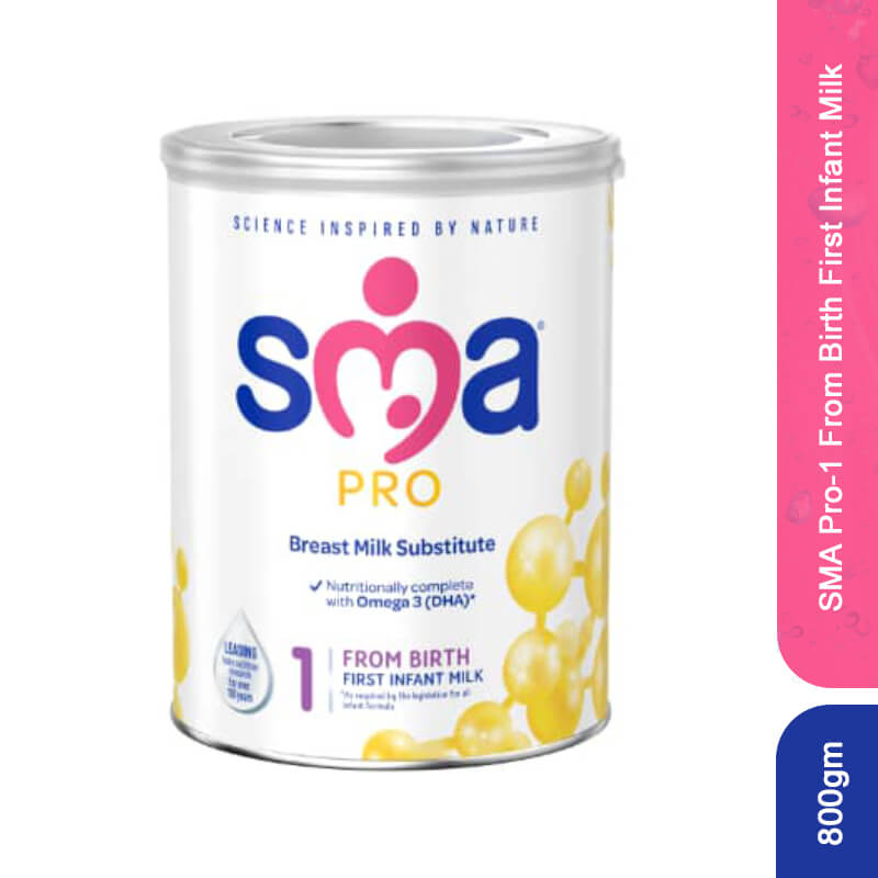 SMA Pro-1 From Birth First Infant Milk, 800gm