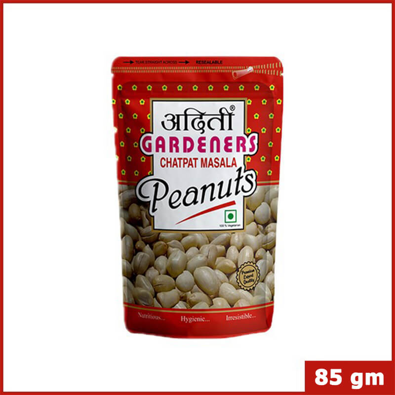 Adity Gardeners Chatpat Masala Peanuts, 85 gm