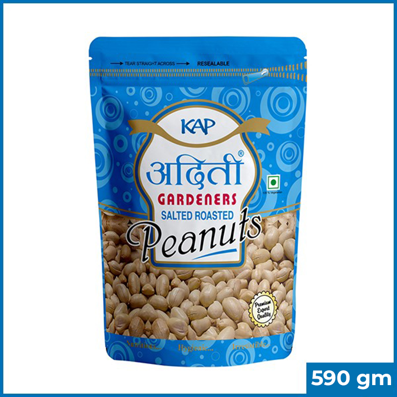 Adity Gardeners Salted Roasted Peanuts 590 gm