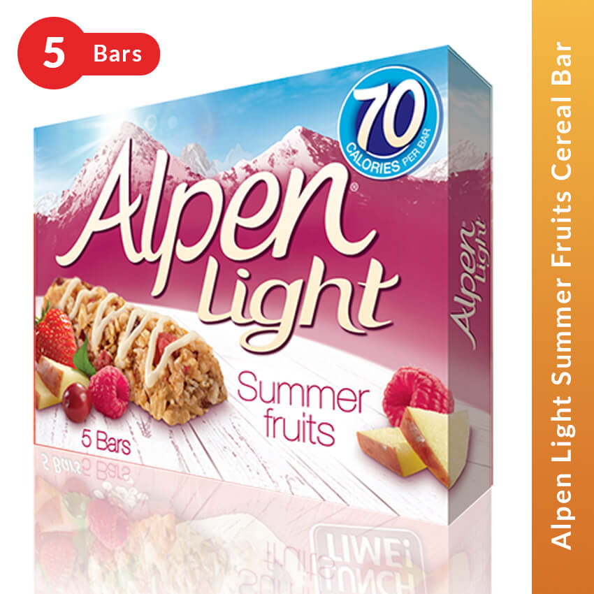 Alpen Light Summer Fruits Cereal Bar - 5 Bars