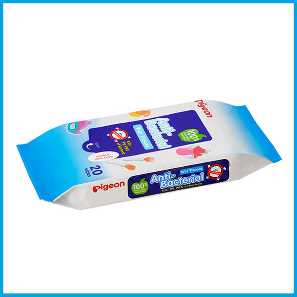 ANTI-BACTERIAL WET TISSUE, 20S SINGLE PACK (ENGLISH)