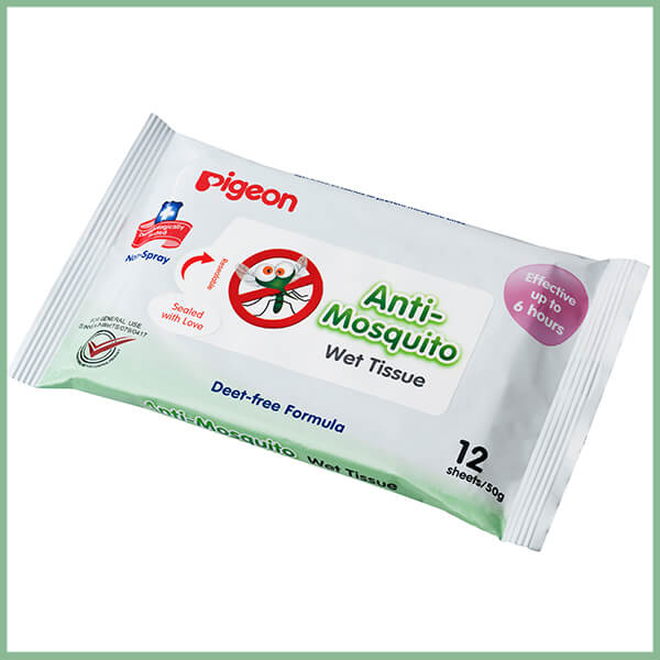 ANTI-MOSQUITO WET TISSUES, 12S WITH INNER CARTON (ENG VERSION)