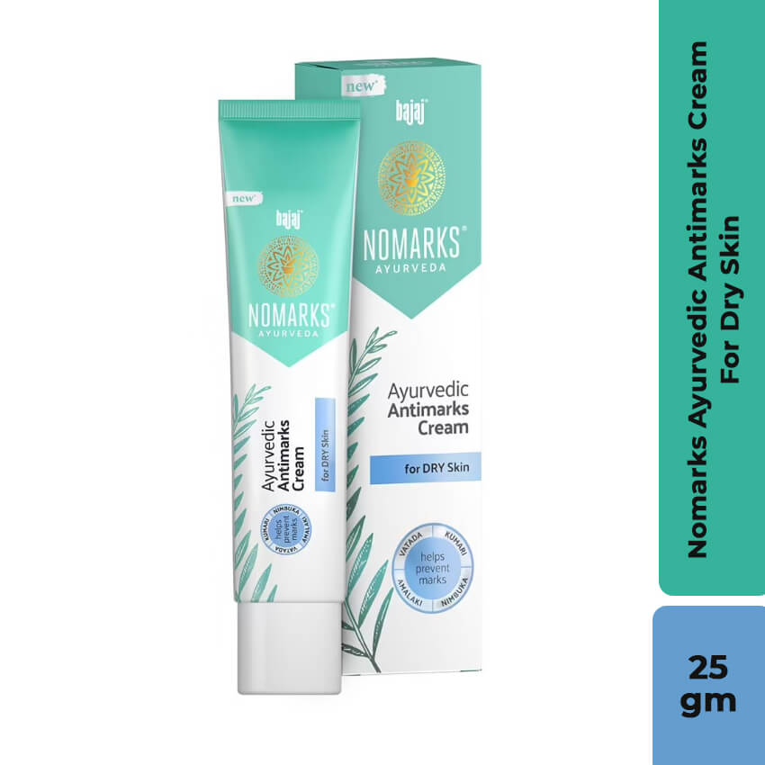 Bajaj Nomarks Ayurvedic Antimarks Cream For Dry Skin, 25gm