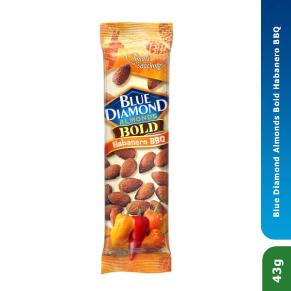 Blue Diamond Almonds Bold Habanero BBQ, 43g