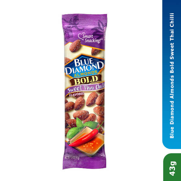 Blue Diamond Almonds Bold Sweet Thai Chilli, 43g