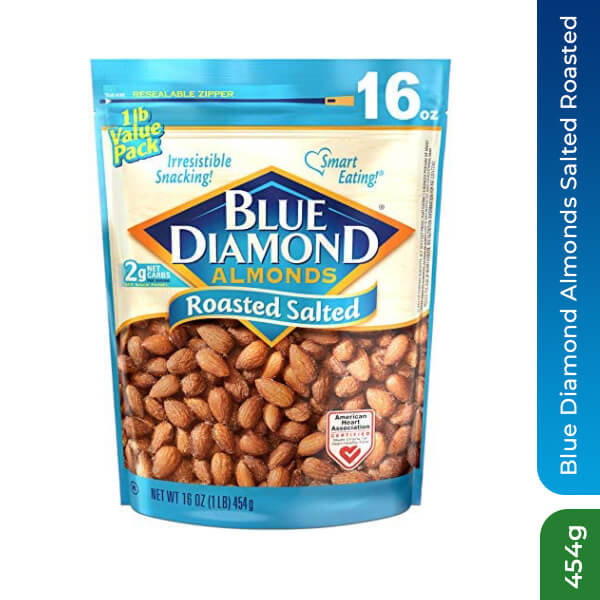 Blue Diamond Almonds Salted Roasted, 454g