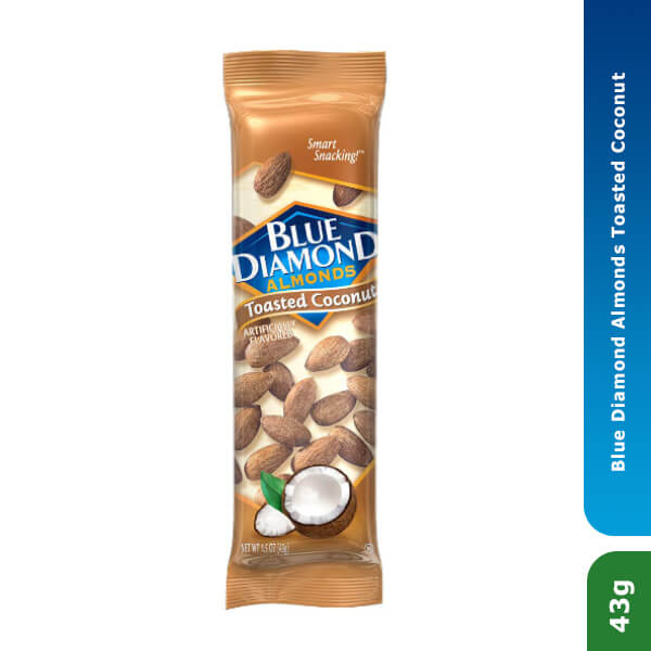 Blue Diamond Almonds Toasted Coconut, 43g