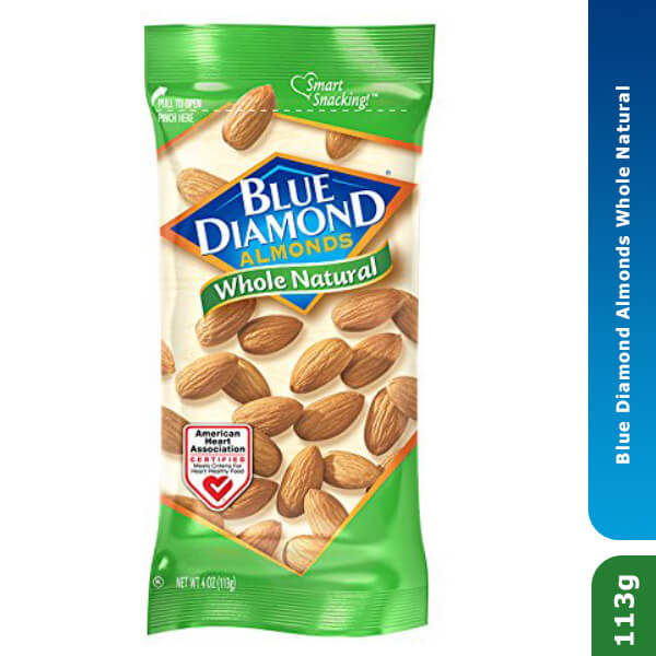 Blue Diamond Almonds Whole Natural, 113g