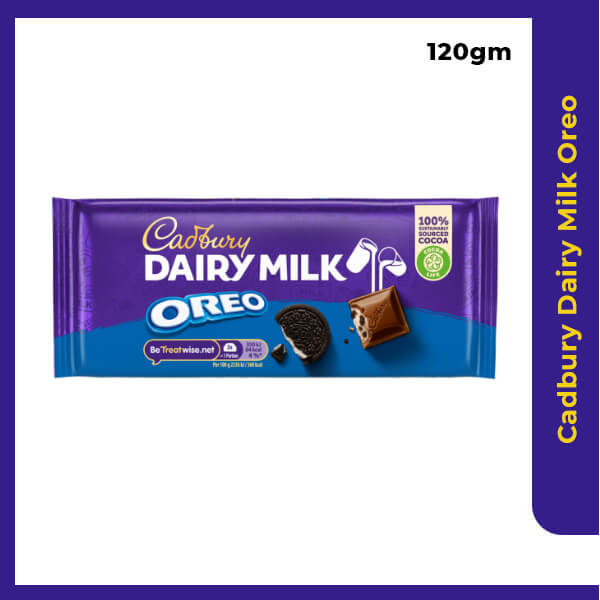 Cadbury Dairy Milk Oreo, 120g