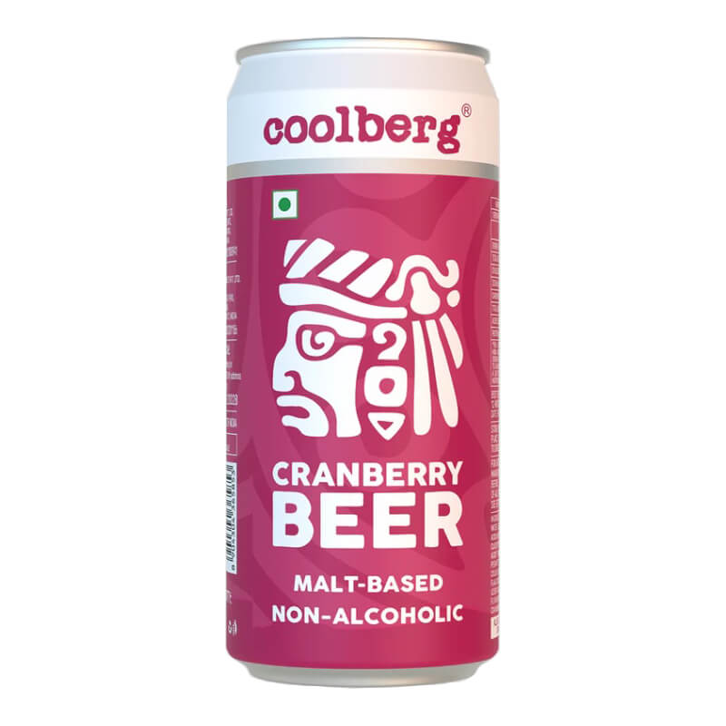 Coolberg Cranberry Non-Alcoholic Beer Can, 300ml