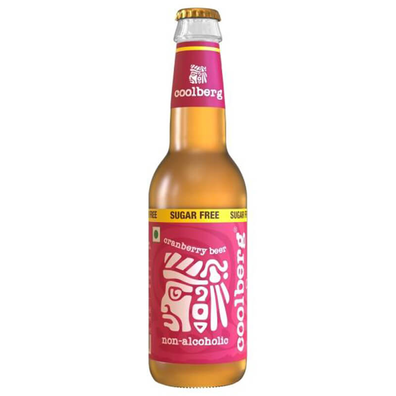 Coolberg Sugar-Free Cranberry Non-Alcoholic Beer, 330ml