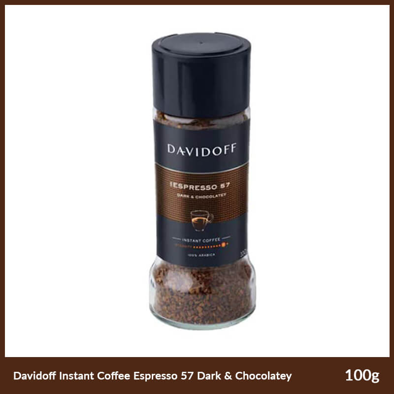 Davidoff Instant Coffee Espresso 57 Dark & Chocolatey, 100g