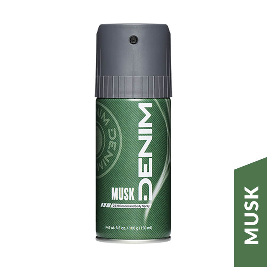 Denim Deodorant Body Spray 150 ml Musk Green