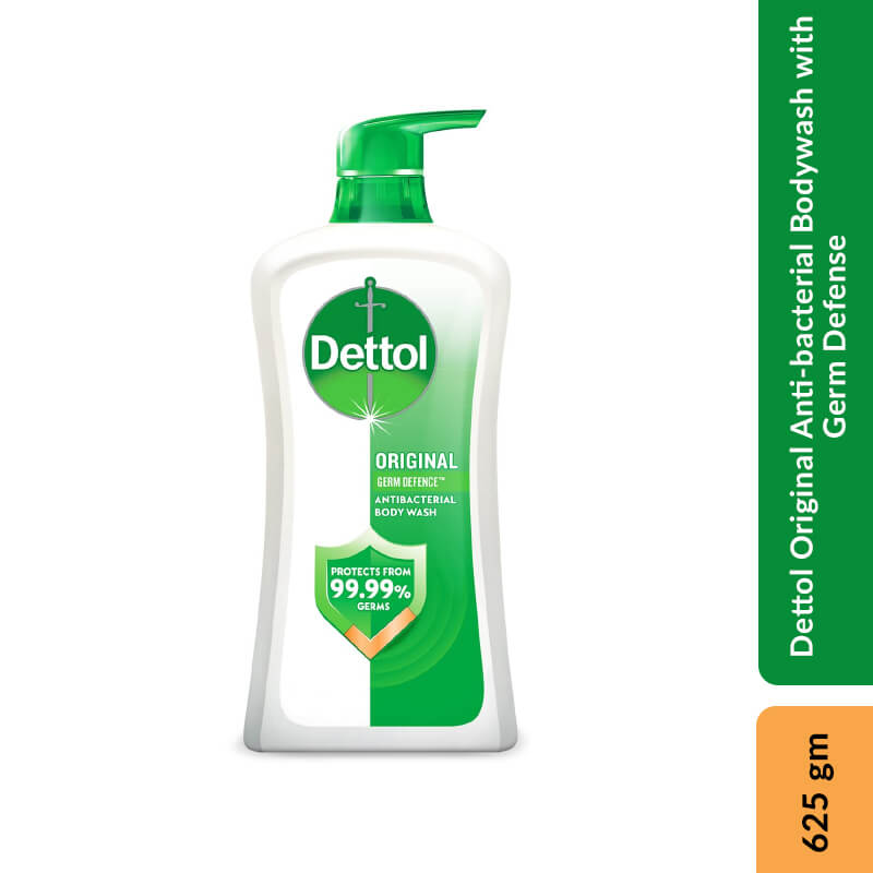 Dettol Original Anti-bacterial Bodywash with Germ Defense, 625gm