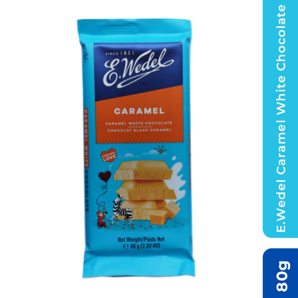 E.Wedel Caramel White Chocolate, 80g