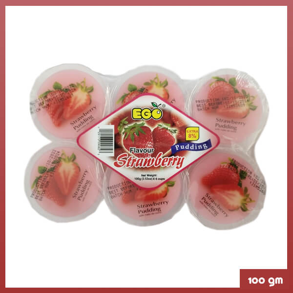 Ego Pudding Strawberry, 100g