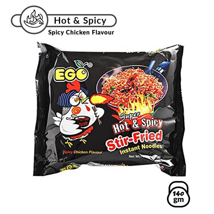 Ego Stired Fried Spicy Chicken Noodle 140 gm