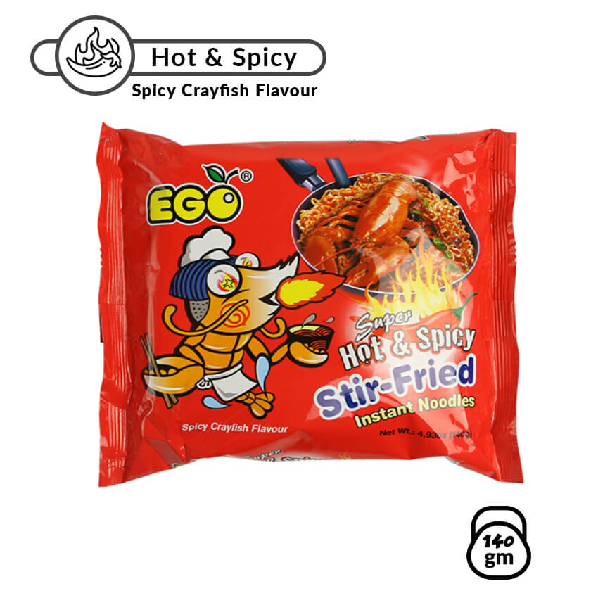 Ego Stired Fried Spicy Cray Fish Noodle 140 gm