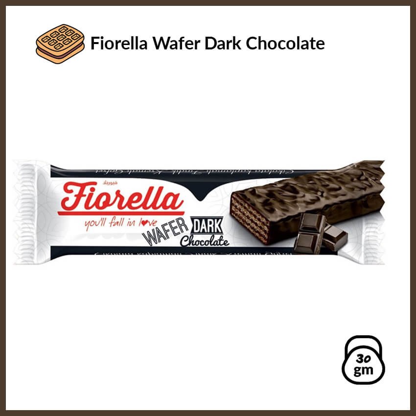Elvan Fiorella Wafer Dark Chocolate 30 gm