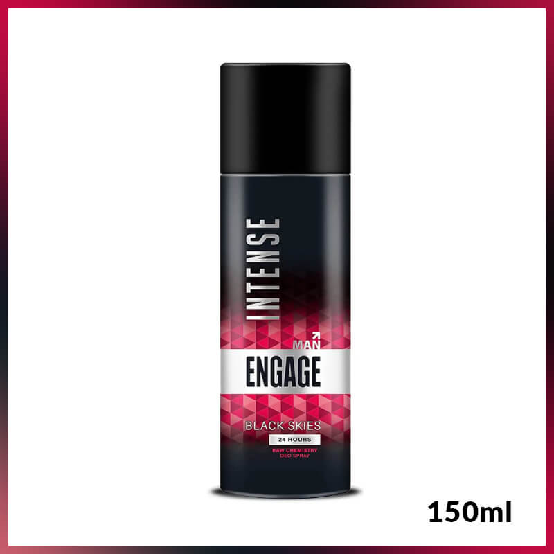 Engage Man Intense Black Skies Deo Spray, 150ml