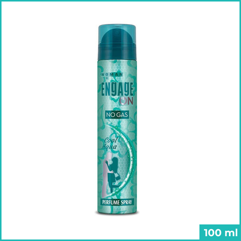 Engage On No Gas Perfume Spray Cool Aqua (W) 100ml