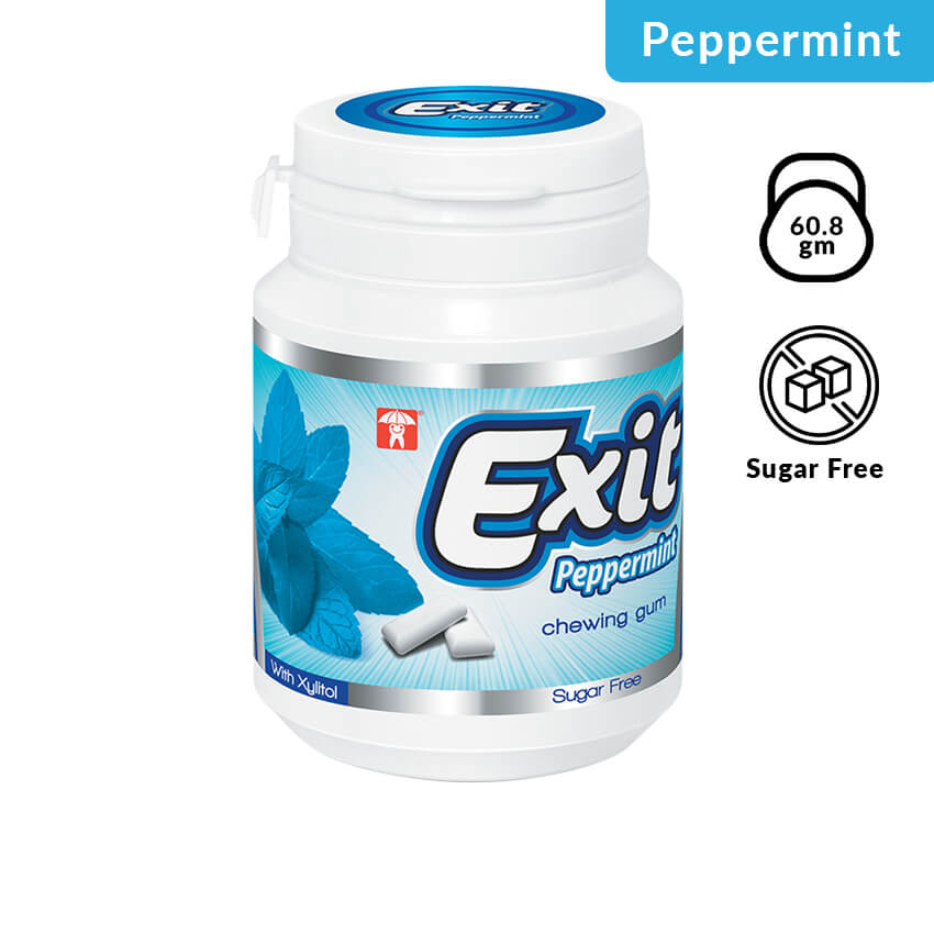 exit-chewing-gum-bottle-peppermint-60-8-gm