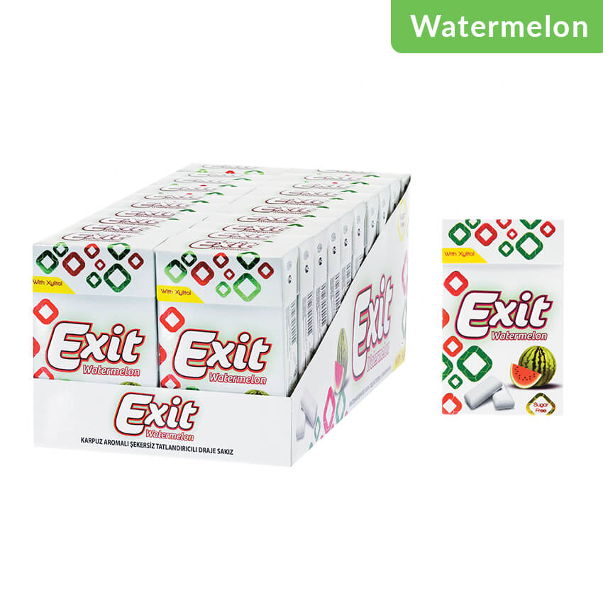 Exit Chewing Gum Fliptop Watermelon 23 gm