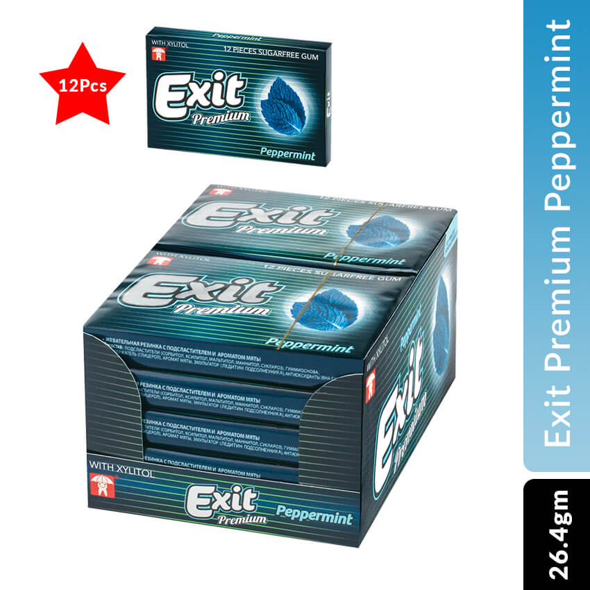 Exit Chewing Gum Stick 12 pcs Peppermint 26.4gm