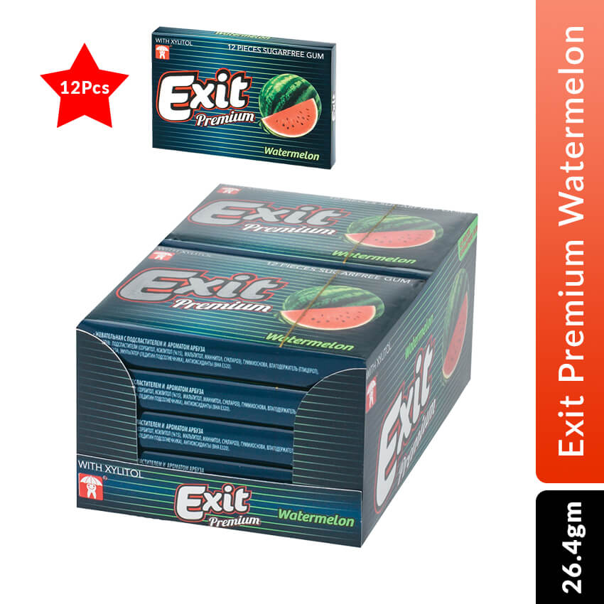 Exit Chewing Gum Stick 12 pcs Watermelon 26.4gm