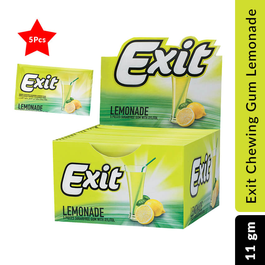 Exit Chewing Gum Stick 5 pcs Lemonade 11 gm