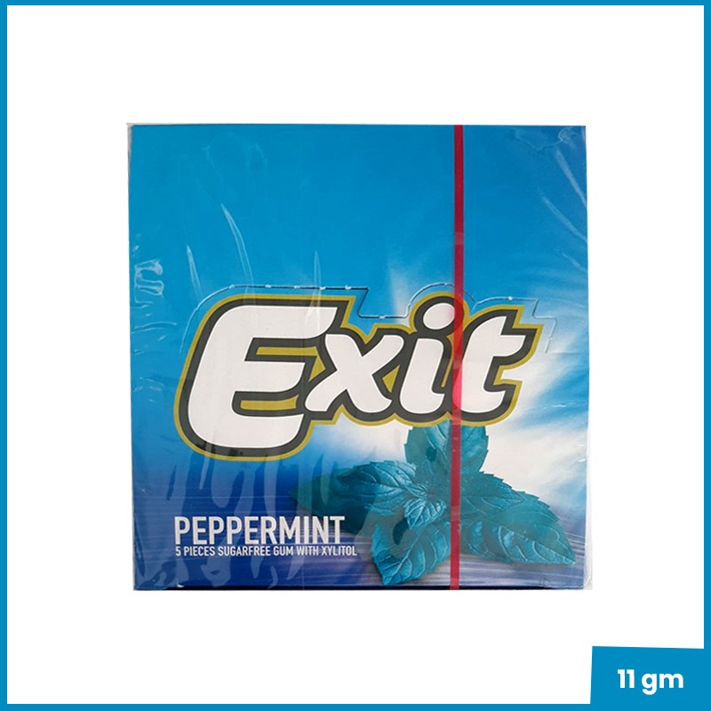Exit Chewing Gum Stick 5 pcs Peppermint 11 gm