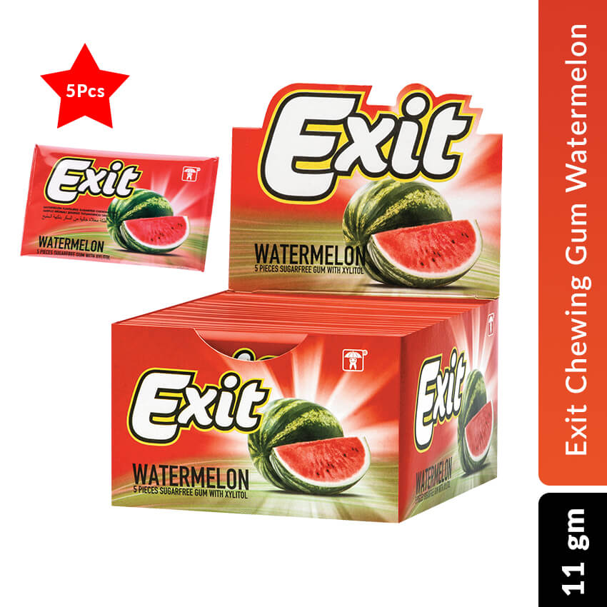 Exit Chewing Gum Stick 5 pcs Watermelon 11 gm