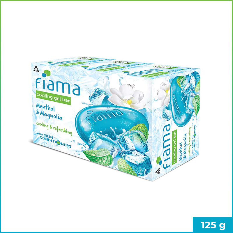 Fiama Gel Bar Menthol & Magnolia Cooling & Refershing 125g