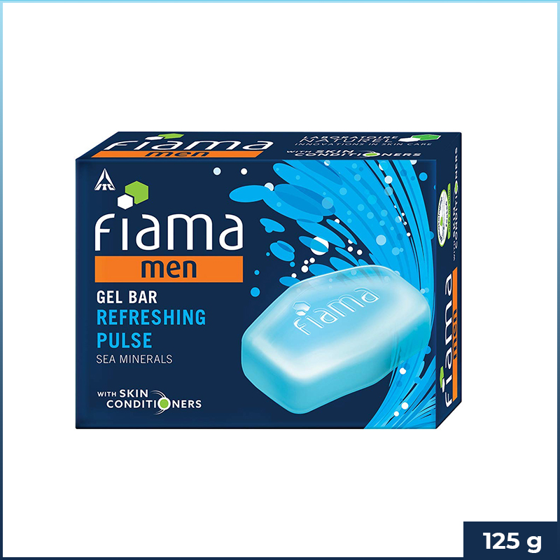 Fiama Men Gel Bar Sea Minerals Refreshing Pulse 125g