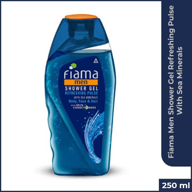 Fiama Men Shower Gel Refreshing Pulse With Sea Minerals 250ml