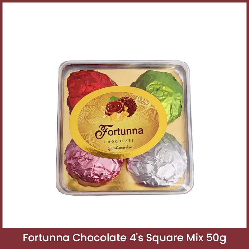 Fortunna Chocolate 4's Square Mix 50g