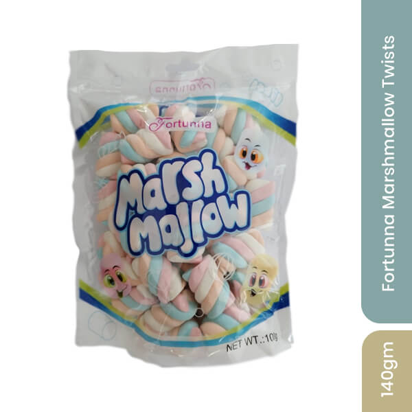 Fortunna Marshmallow Twists 140gm