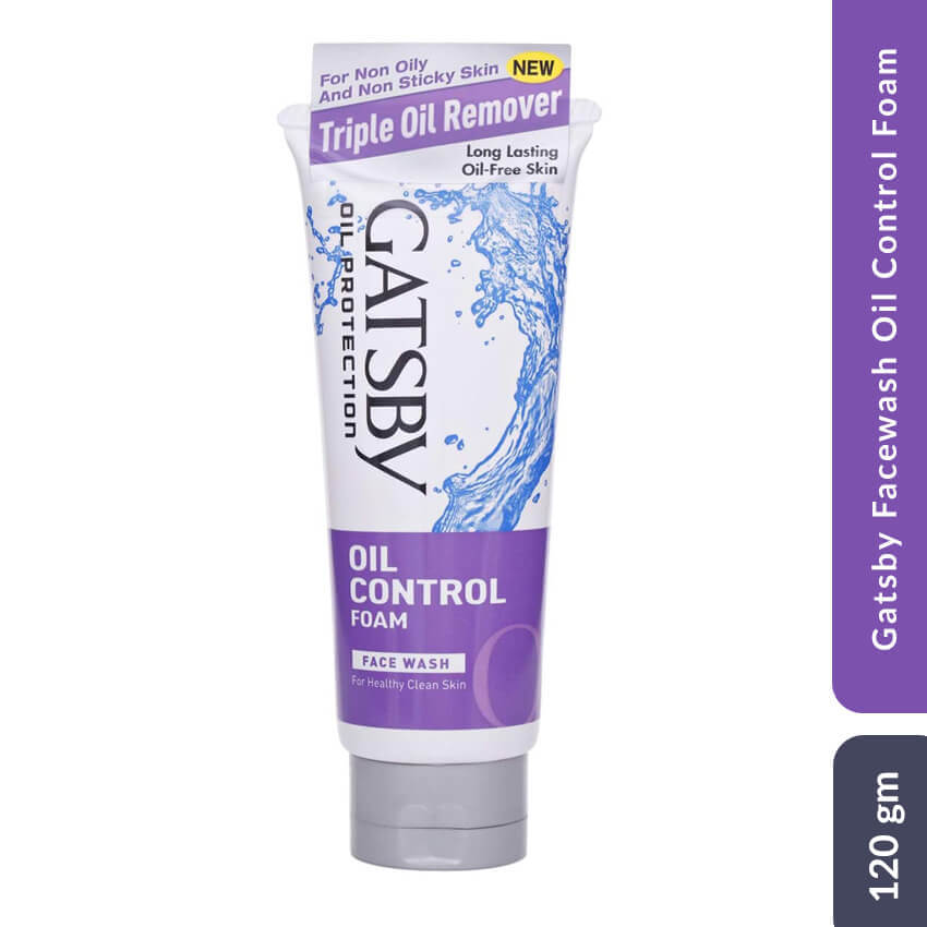 Gatsby Facewash Oil Control Foam 120 gm