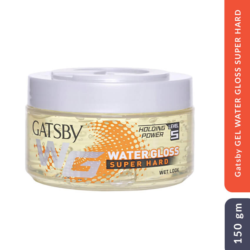 Gatsby GEL WATER GLOSS SUPER HARD 150 gm 