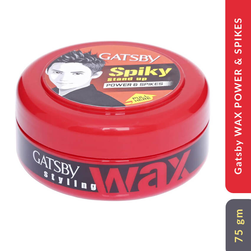 Gatsby WAX POWER & SPIKES (RED) 75 gm 