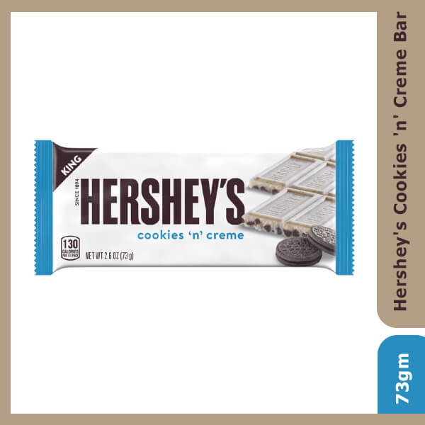 Hershey's Cookies 'n' Creme Bar, 73g