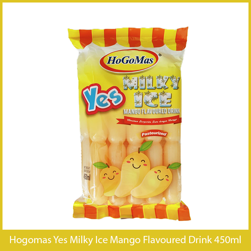Hogomas Yes Milky Ice Mango Flavoured Drink 450ml