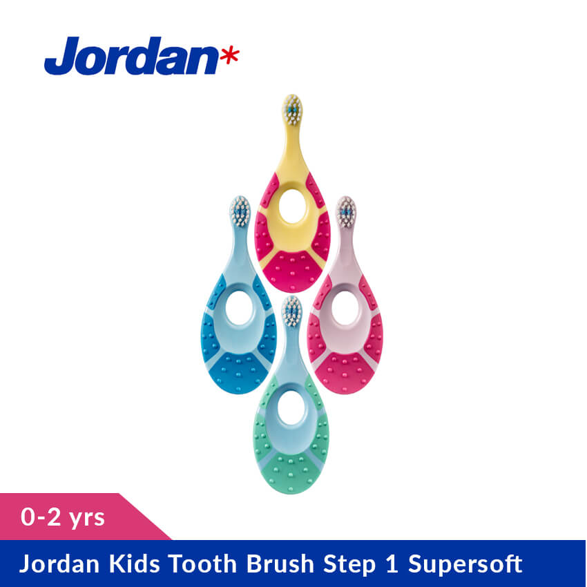 Jordan Kids Tooth Brush Step 1 Supersoft,  (0-2 yrs)