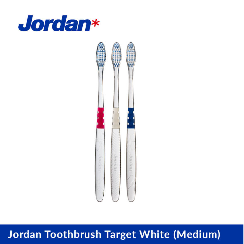 Jordan Toothbrush Target White (Medium)