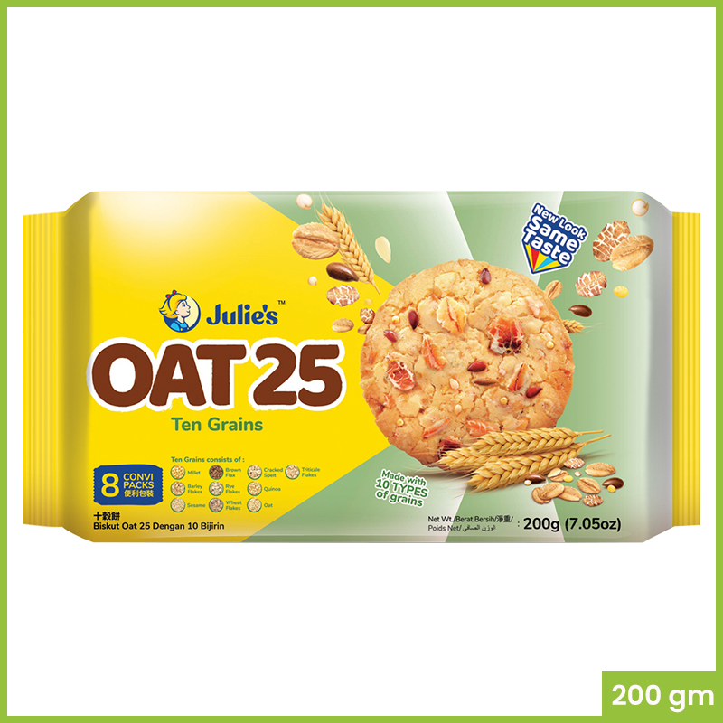 Julies Oats 25 Ten Grains 200gm