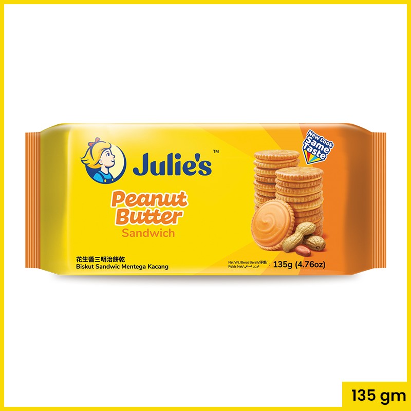 Julie's Peanut Butter Sandwich 135 gm