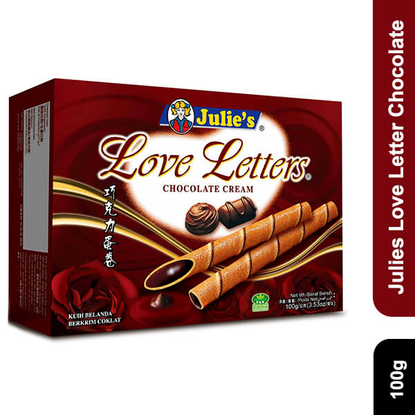 Julies Love Letter Chocolate 100 gm