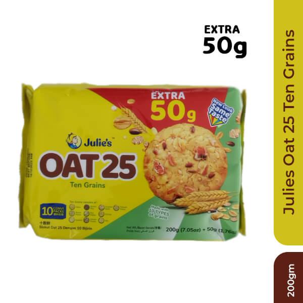 Julies Oat 25 Ten Grains 200gm+50gm