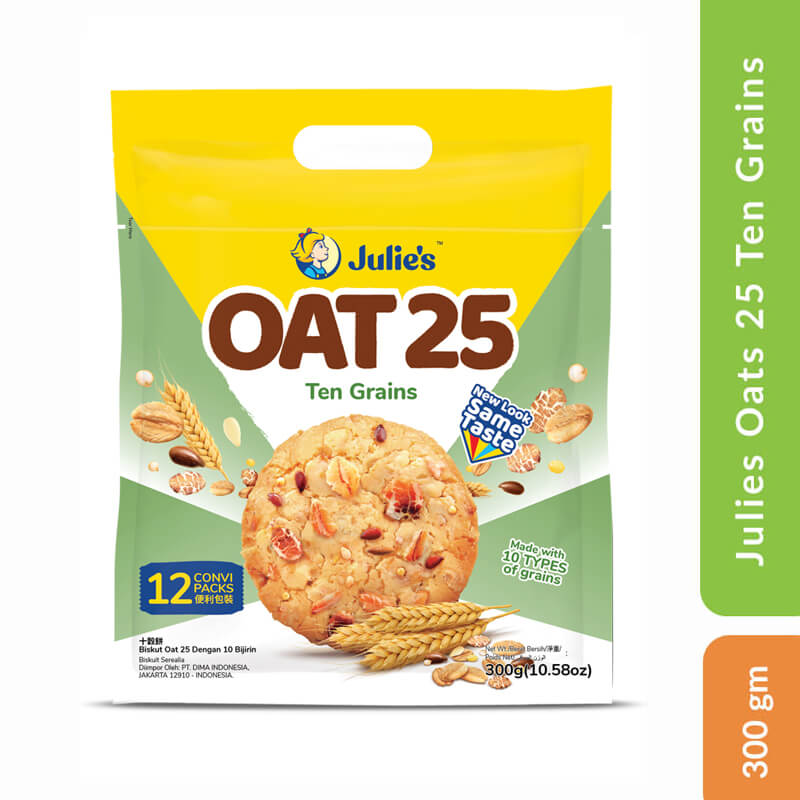 Julies Oats 25 Ten Grains 300gm 