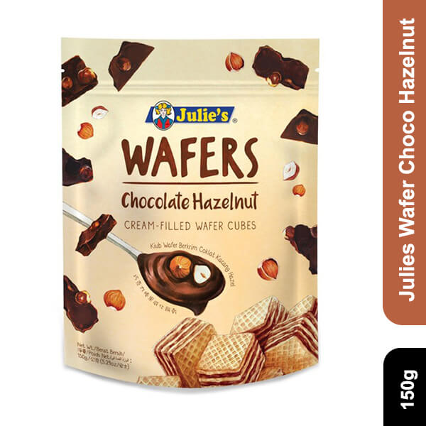 Julies Wafer Choco Hazelnut 150 gm